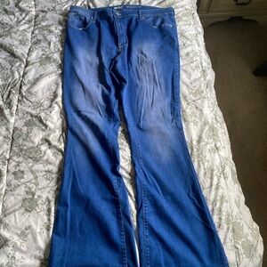 Mossimo super flare stretch jeans
